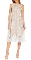 Thumbnail for your product : Adrianna Papell Floral Embroidered Fit & Flare Midi Dress