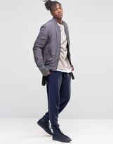 Thumbnail for your product : ASOS Standard Joggers In Reverse Loopback With Taping