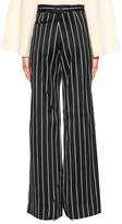 Thumbnail for your product : Zimmermann Striped cotton-blend trousers