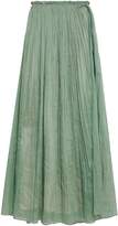 Thumbnail for your product : Valentino Plisse-cotton Maxi Skirt