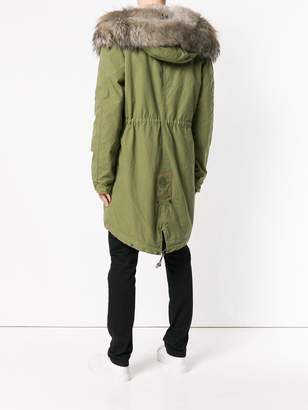 Mr & Mrs Italy trimmed hooded parka