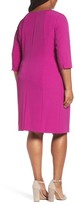 Thumbnail for your product : Tahari Plus Size Women's Ruched Sheath Dress