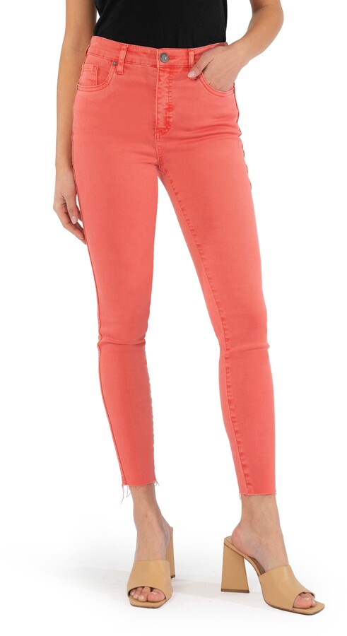Coral Skinny Jeans | Shop the world's largest collection of fashion |  ShopStyle
