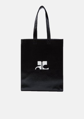 Courreges Medium Tote Bag Black Size: One Size