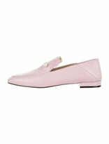 Thumbnail for your product : Coliac Leather Crystal Embellishments Loafers Pink