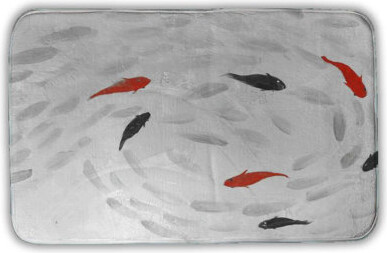 East Urban Home Evteka Microfiber Bath Mat with Non-Slip Backing