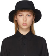 Thumbnail for your product : Yohji Yamamoto Black Croche Gather Hat