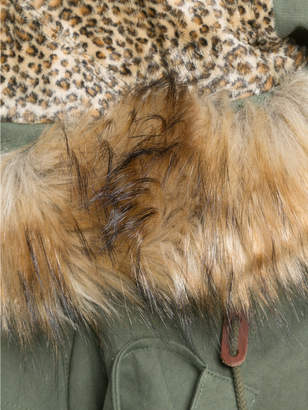 Junya Watanabe Cotton Parka With Faux Fur Details
