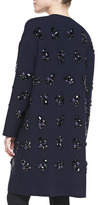 Thumbnail for your product : Diane von Furstenberg Long Jewel Flower Coat
