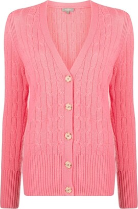 N.Peal Button-Down Cashmere Cardigan