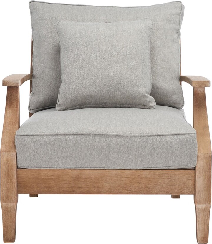 Safavieh Couture Martinique Wood Patio Armchair