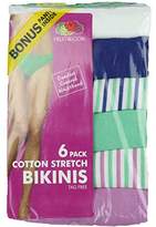 Thumbnail for your product : Fruit of the Loom Women's Bikini Underwear Pack of 6