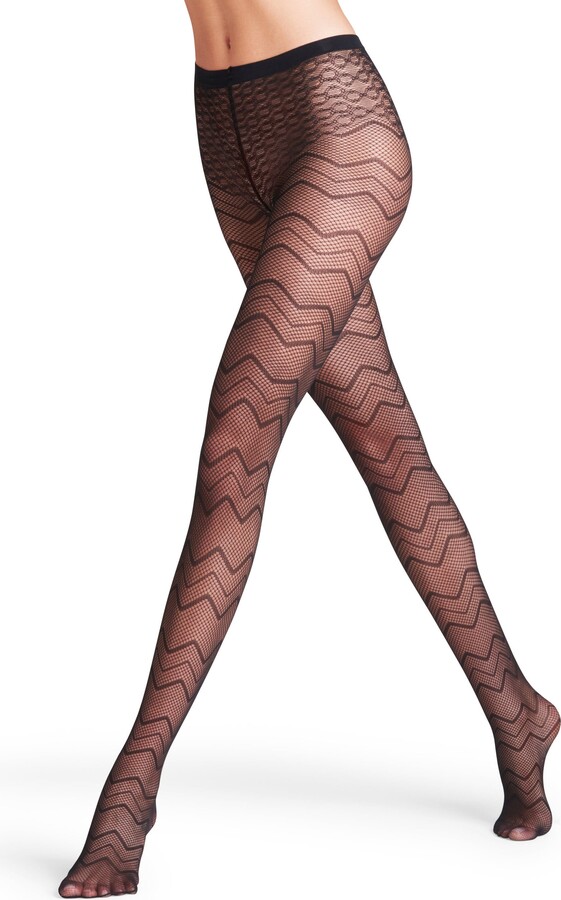 Falke Body Wave 20 Denier Sheer Patterned Tights