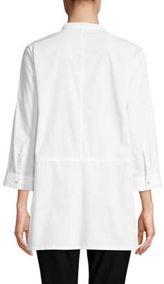 Eileen Fisher Organic Cotton Button Front Shirt