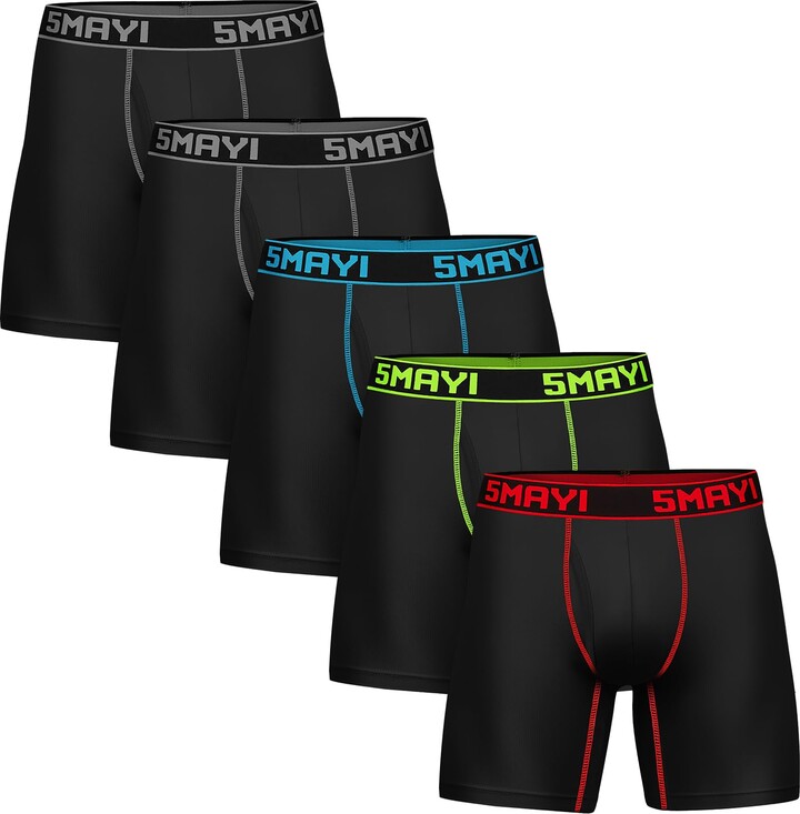 5Mayi Mens Boxers Sports Underwear Men Anti Chafing Underwear Mens