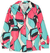 Marc Jacobs - Printed Silk-twill Shirt - Pink