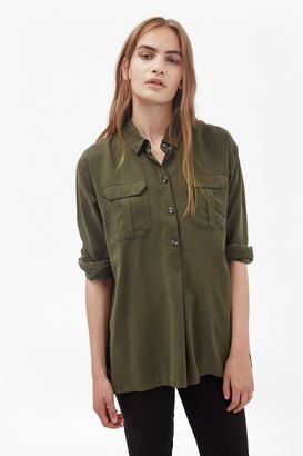 French Connection Trooper Tencel Pull Over Shirt