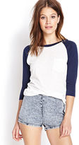 Thumbnail for your product : Forever 21 Burnout Baseball Tee