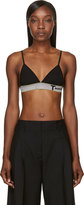 Thumbnail for your product : Alexander Wang T by Black High Density Lux Ponte Triangle Bra