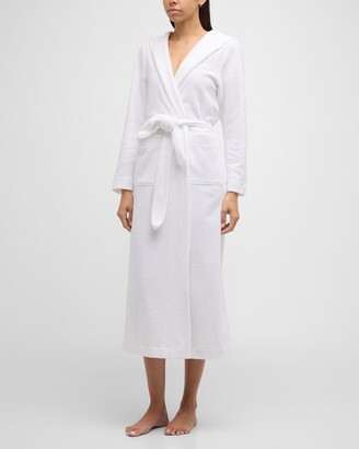 Hanro Hooded Plush Long Robe