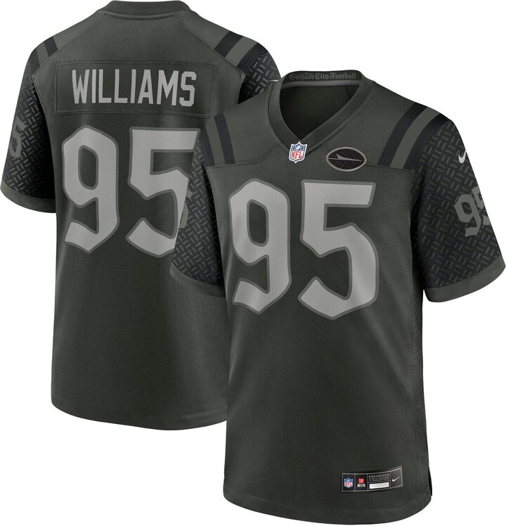 Nike Men's Quinnen Williams Gotham Green New York Jets 2025 Rivalries Collection Game Jersey