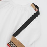 Thumbnail for your product : Burberry Childrens Vintage Check Detail Cotton Bodysuit