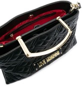Thumbnail for your product : Love Moschino Quilted Faux-Leather Tote Bag