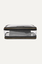 Thumbnail for your product : Anya Hindmarch In-flight Leather-trimmed Pvc Cosmetics Case - Black