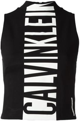 Calvin Klein Jeans logo print tank top - women - Polyamide/Spandex/Elastane/Viscose - S