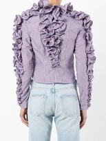 Thumbnail for your product : Y/Project Cropped Ruffle Blouse