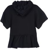 Thumbnail for your product : N°21 No21 Zipped Short Sleeved Hoodie