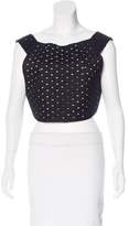 Thumbnail for your product : Roland Mouret Kerme Eyelet Top w/ Tags