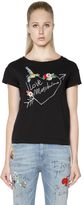 Thumbnail for your product : Love Moschino Printed & Embroidered Jersey T-Shirt