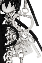 Thumbnail for your product : Marc by Marc Jacobs Number 3 silver-plated, resin and cubic zirconia charm necklace