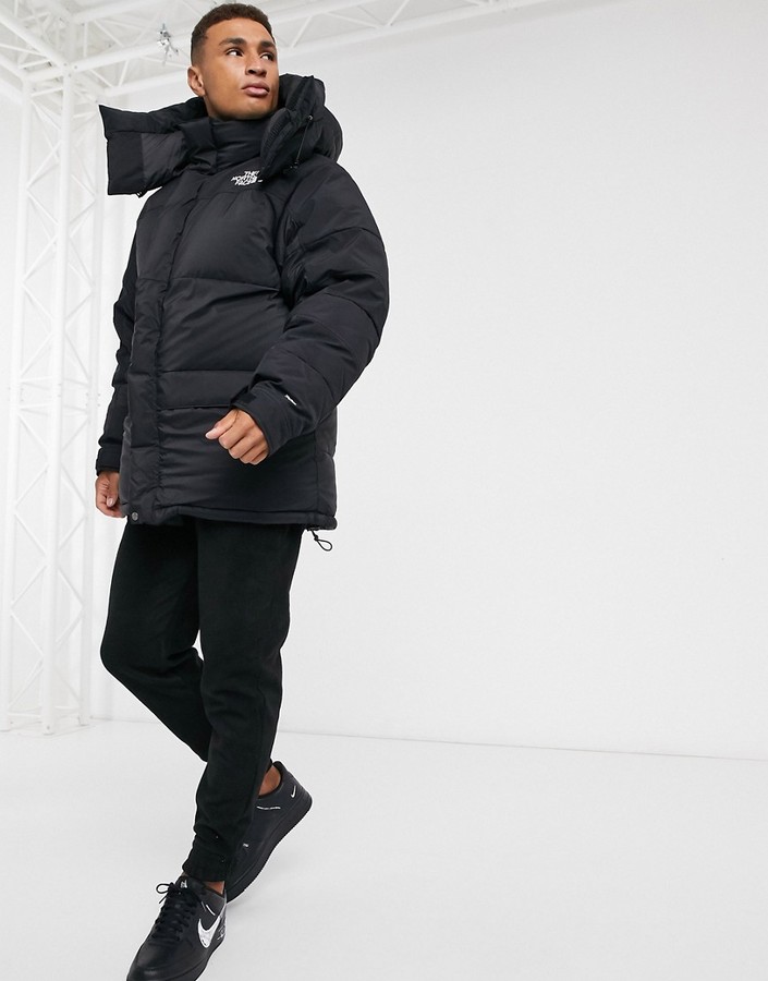 The North Face Retro Himalayan puffer jacket in black - ShopStyle