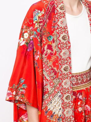 Camilla Floral-Print Kimono Jacket