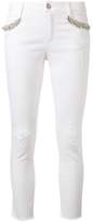 Thumbnail for your product : Ermanno Scervino embellished skinny jeans