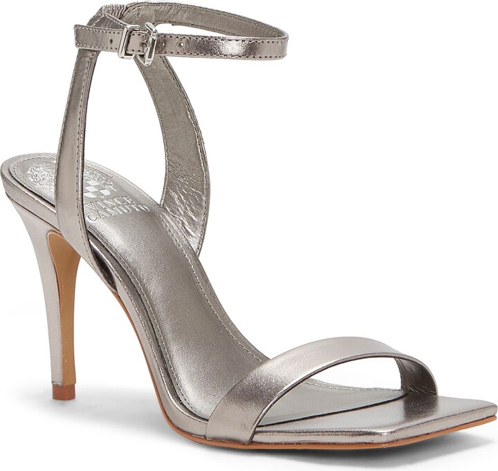Vince Camuto Girls Penelope Designer Dress Fashion Flats Shoes,Silver,12