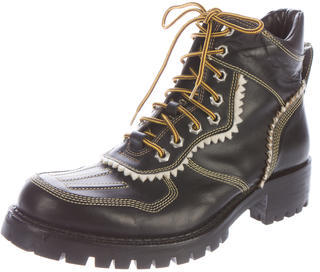 DSQUARED2 Leather Hiking Boots