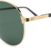Thumbnail for your product : Cartier Santos de aviator-frame sunglasses