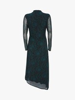 Thumbnail for your product : Mint Velvet Lyra Abstract Midi Dress, Black