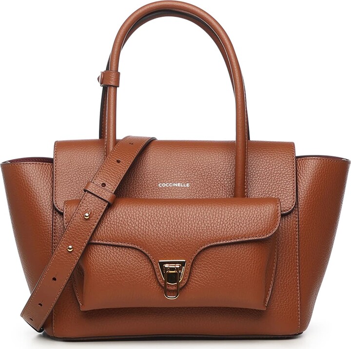 Coccinelle Double Beat Medium Leather Bag