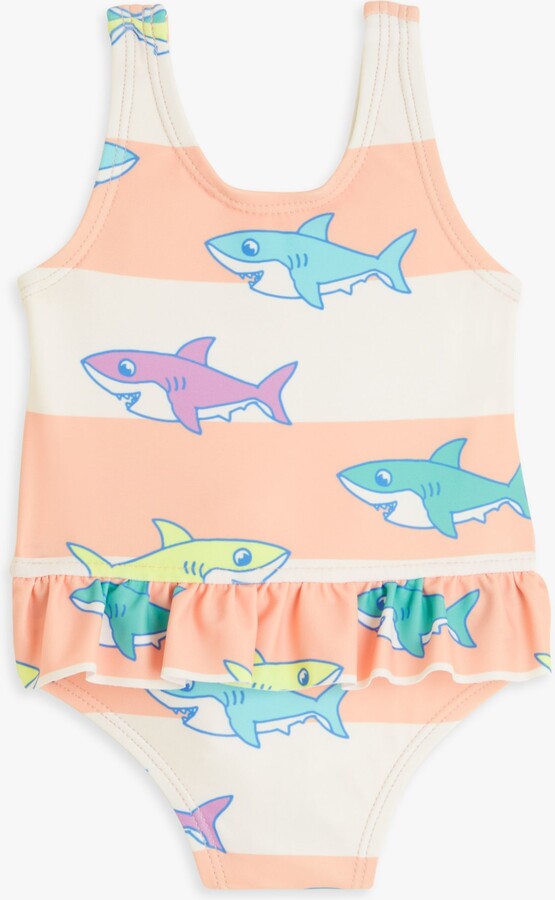 John Lewis ANYDAY Baby' Shark Swimsuit ShopStyle Girls' Swimwear