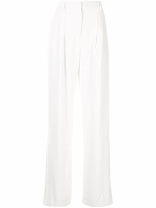 white evening pants