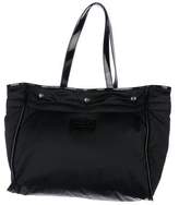Thumbnail for your product : Longchamp Patent-Trimmed Nylon Tote