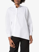 Thumbnail for your product : Totême Noma Asymmetric cotton shirt