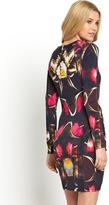 Thumbnail for your product : Ted Baker Talala Pleated Petal Print Dress