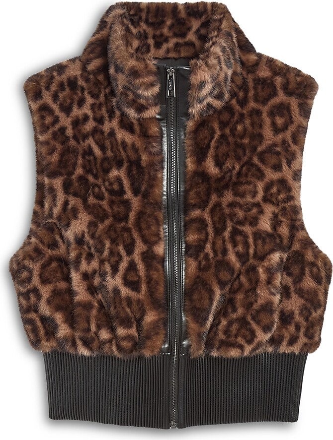 Jocelyn Faux Fur Bomber Vest