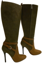 Thumbnail for your product : Ralph Lauren COLLECTION Khaki Leather Boots