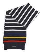 Thumbnail for your product : Junior Gaultier Striped Cotton Knit Scarf